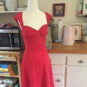 Bettie Page Vintage-Style Pin-Up Dress 😳, Size 4